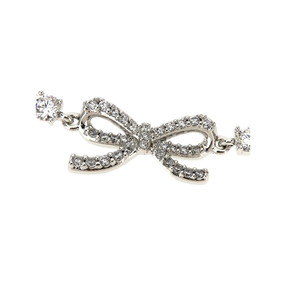 crystal-bow necklace - Img 2