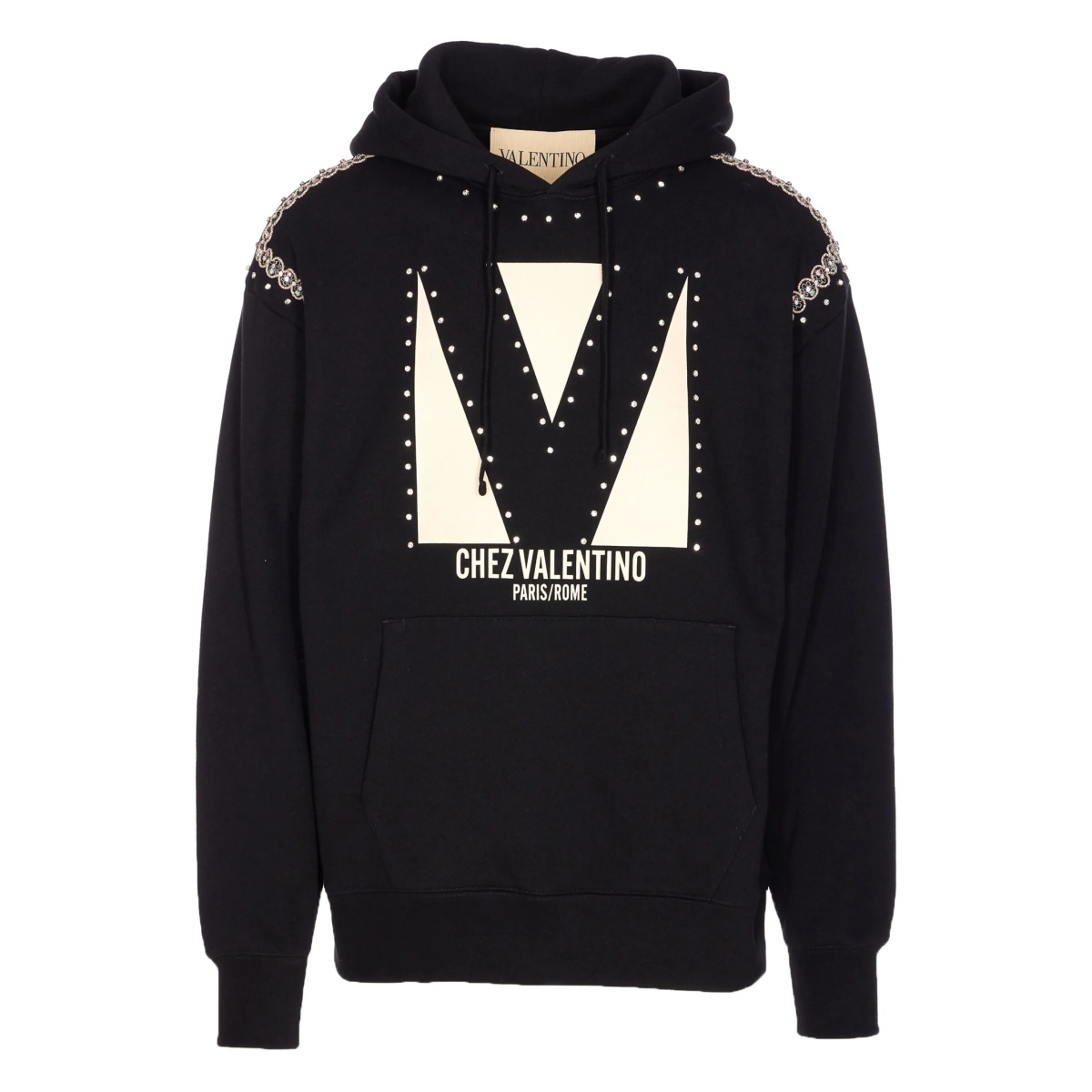 crystal-embellished hoodie