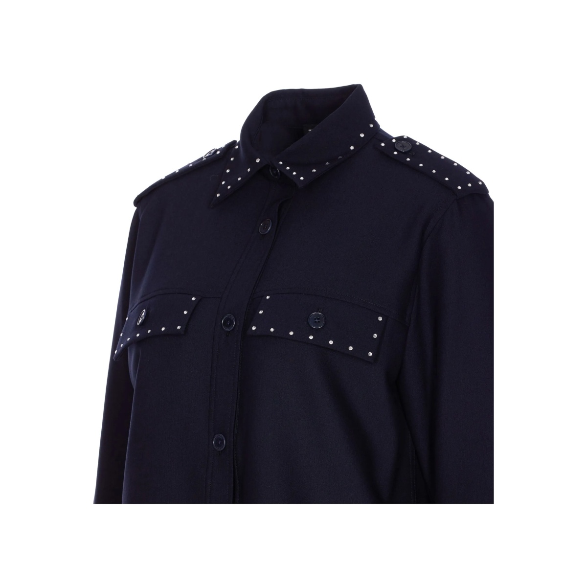 crystal-embellished shirt