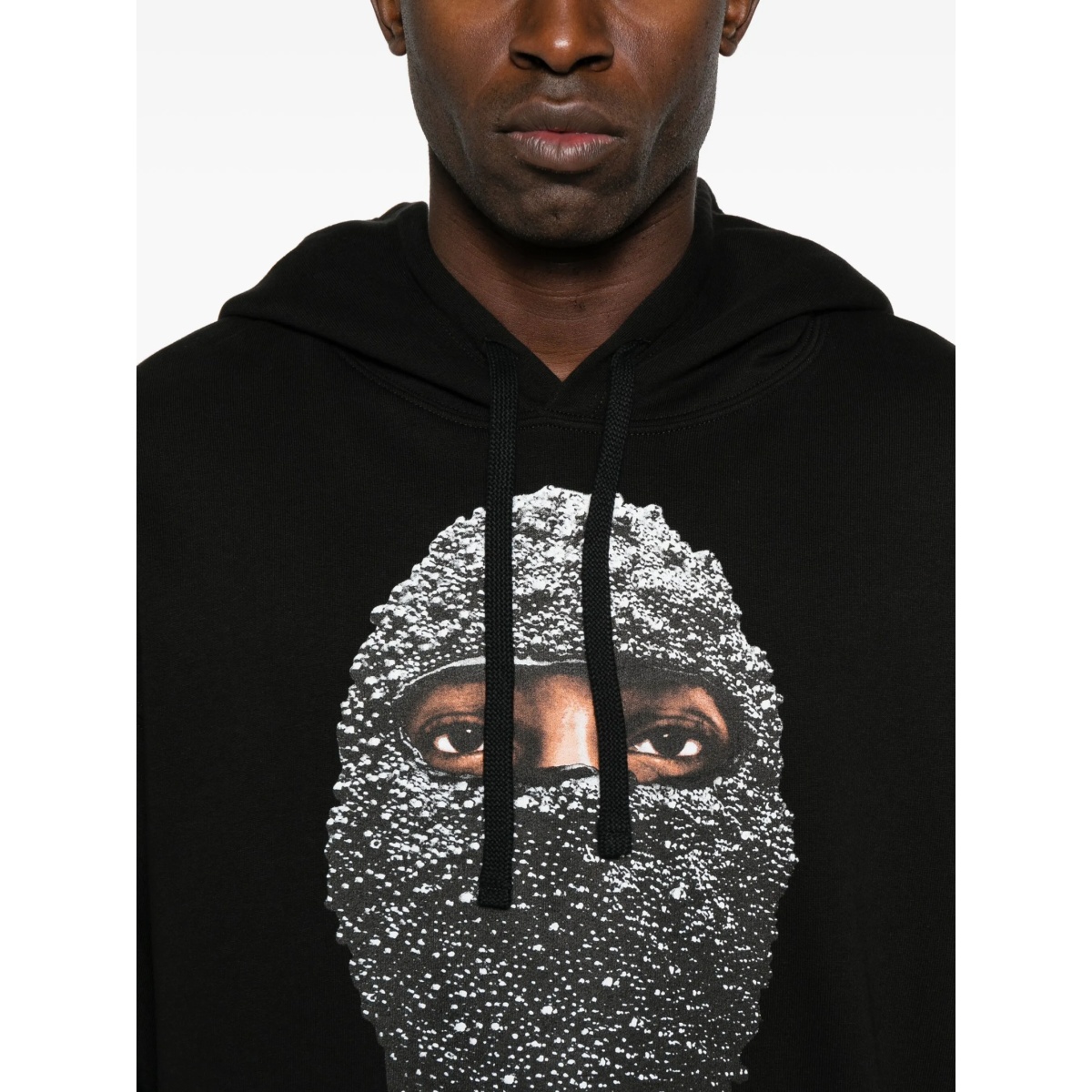 crystal-mask print hoodie - Img 5