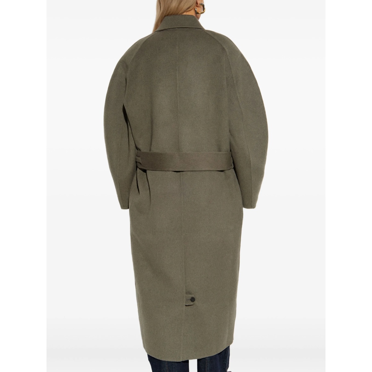 Curved Jacket for Men belted coat - Img 4