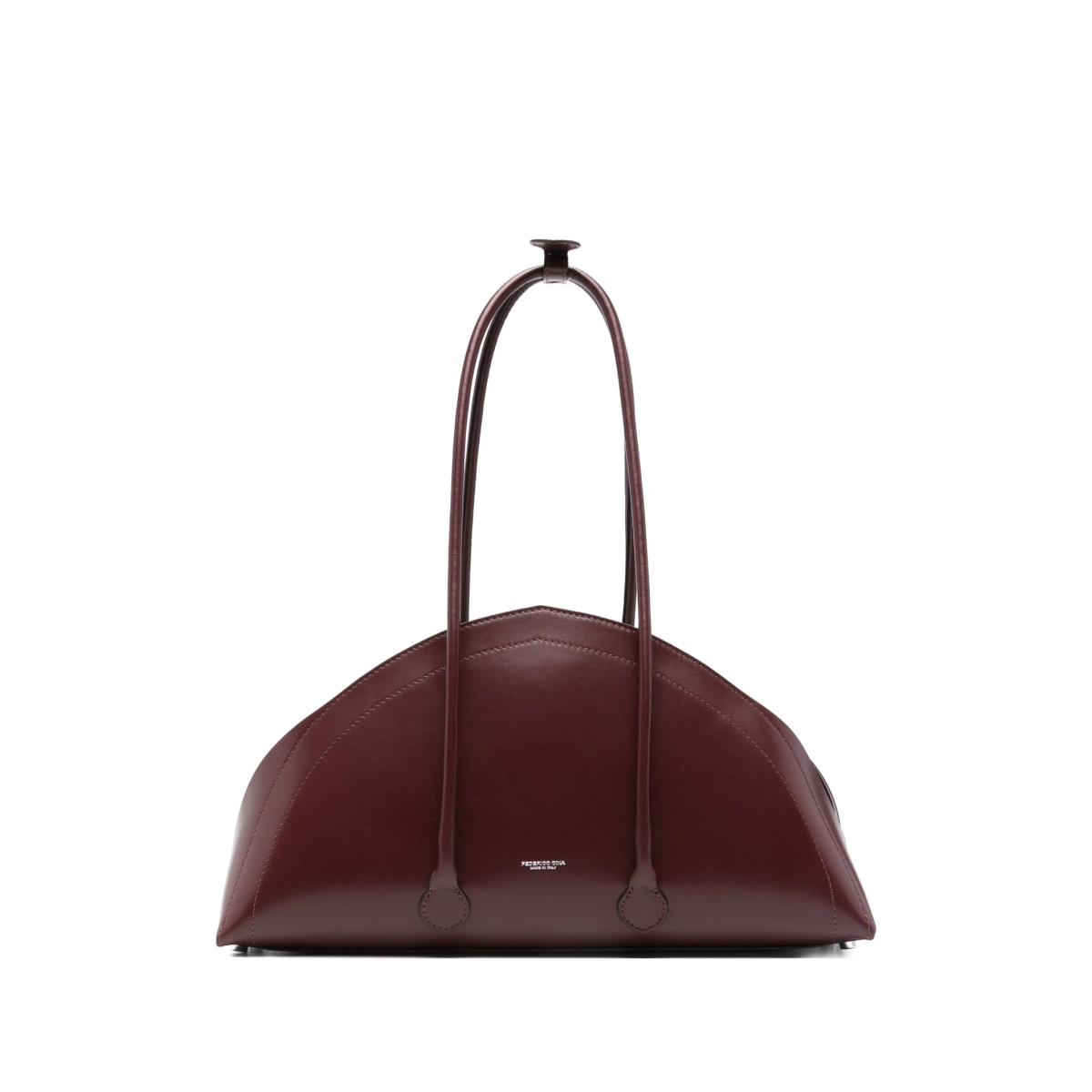 curved shoulder bag