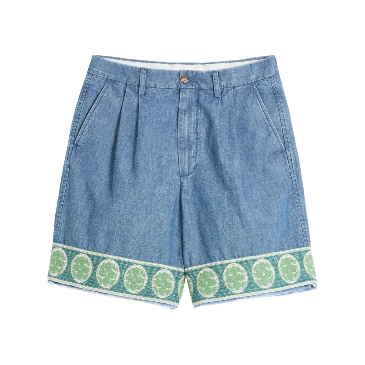 denim Bermuda shorts