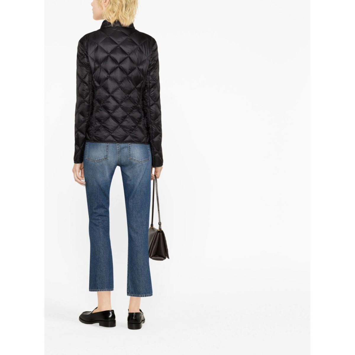 diamond-quilt zip-fastening jacket - Img 4