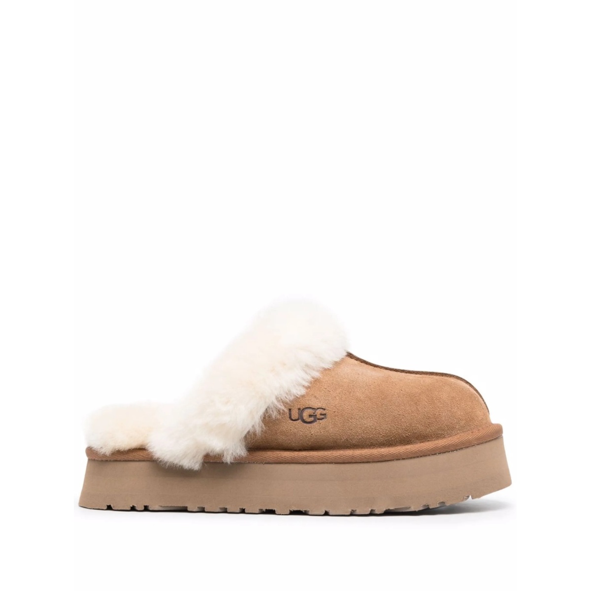 Disquette suede slippers