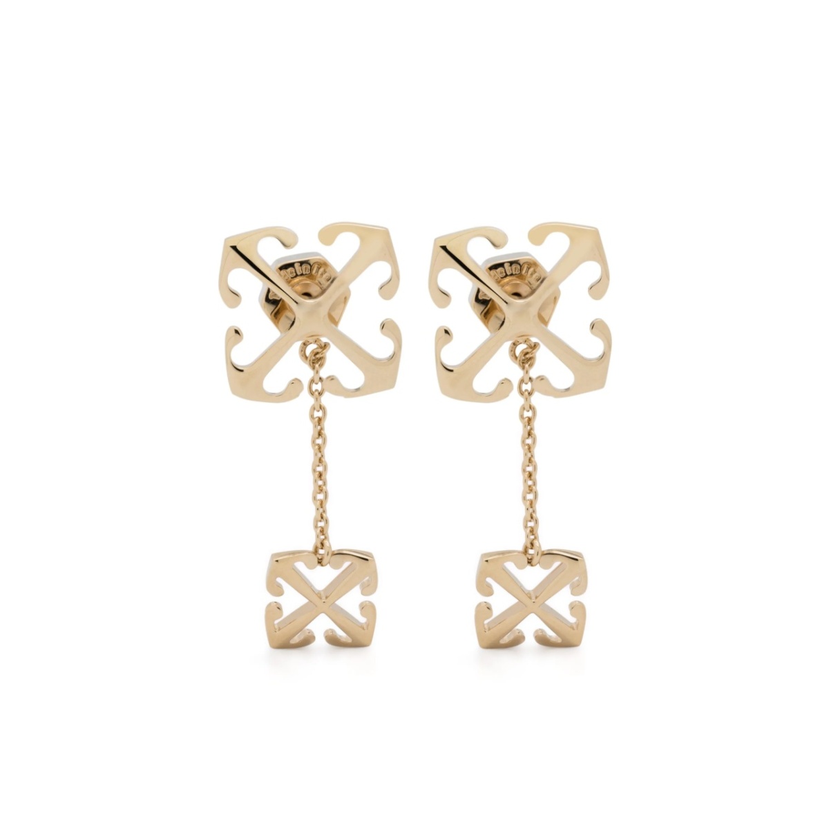 Double Arrows drop earrings