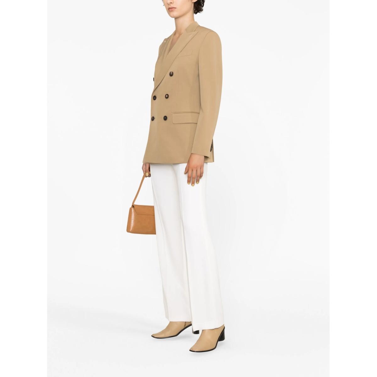 double-breasted wool blazer - Img 3