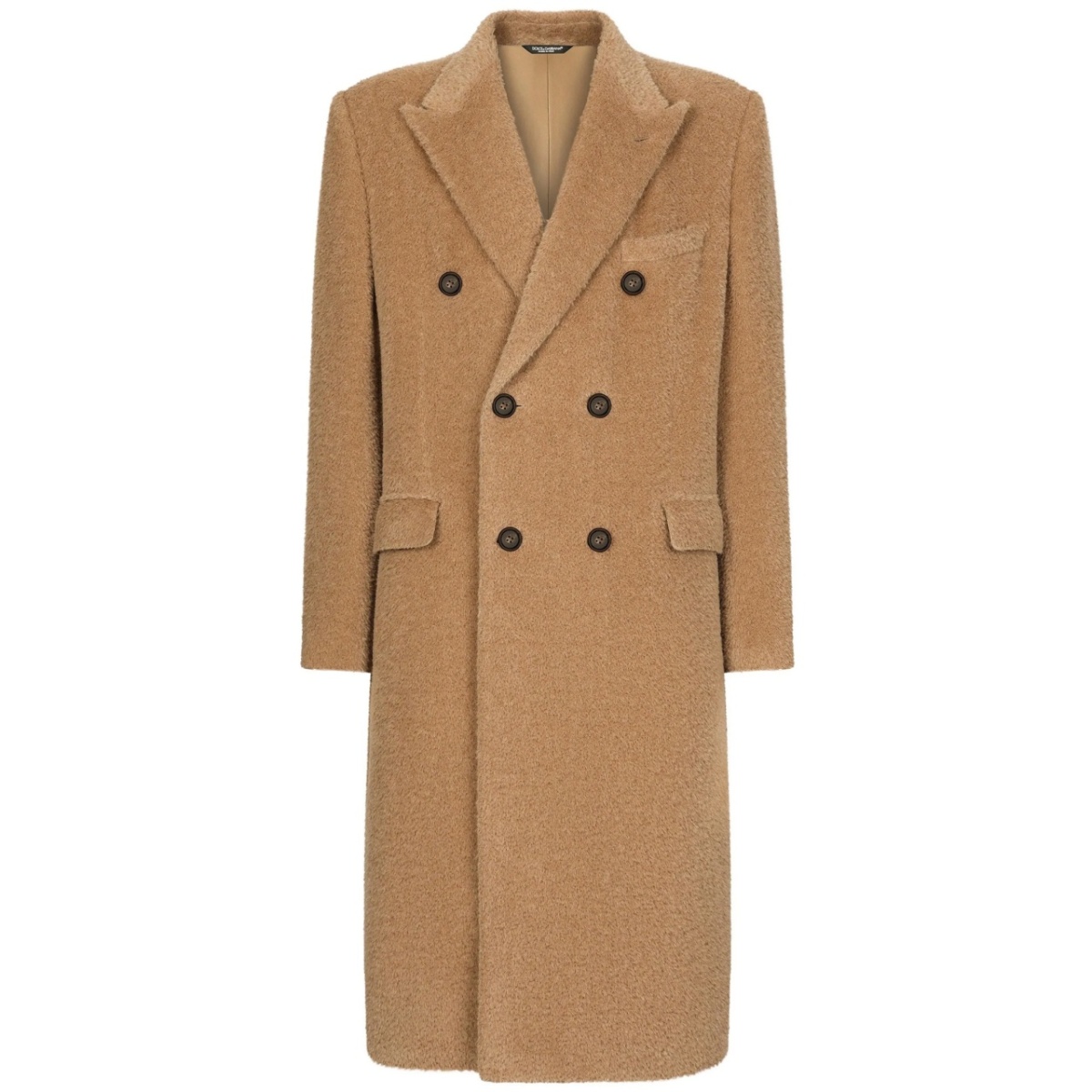 double-breasted wool coat