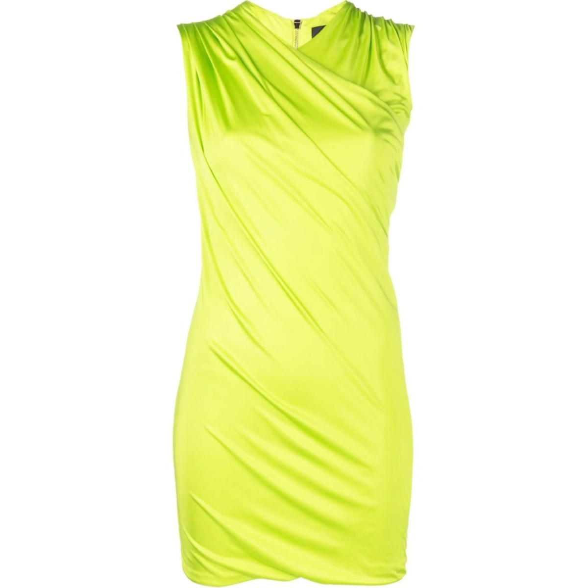 draped-effect minidress