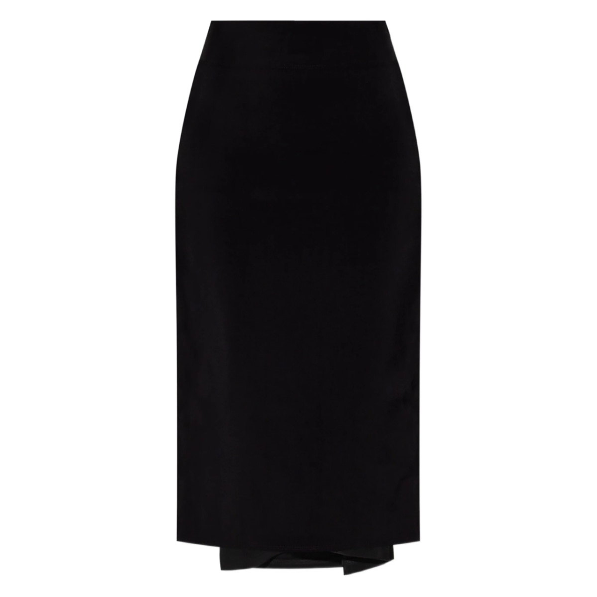 draped midi skirt