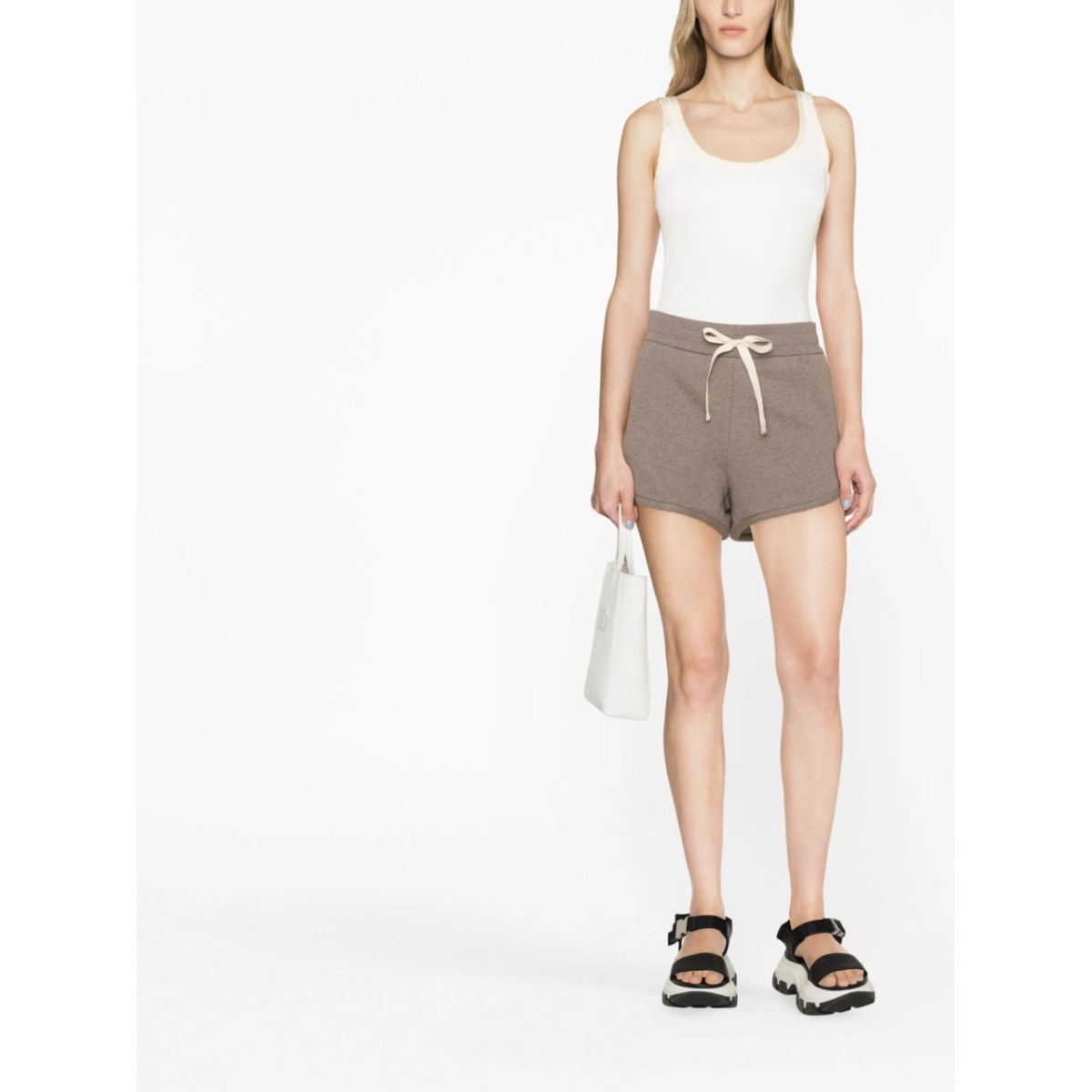 drawstring cotton shorts - Img 2