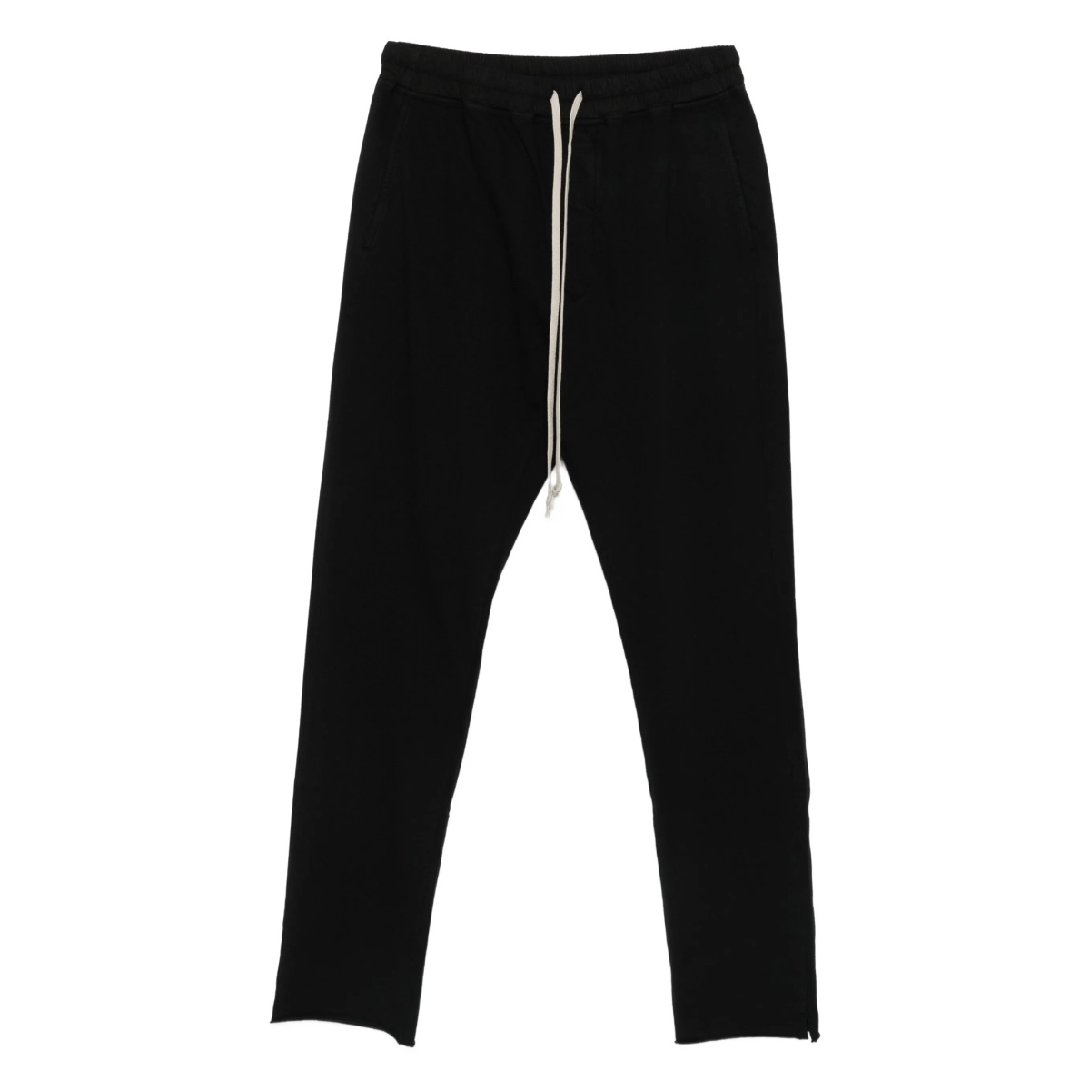 drawstring frayed track pants