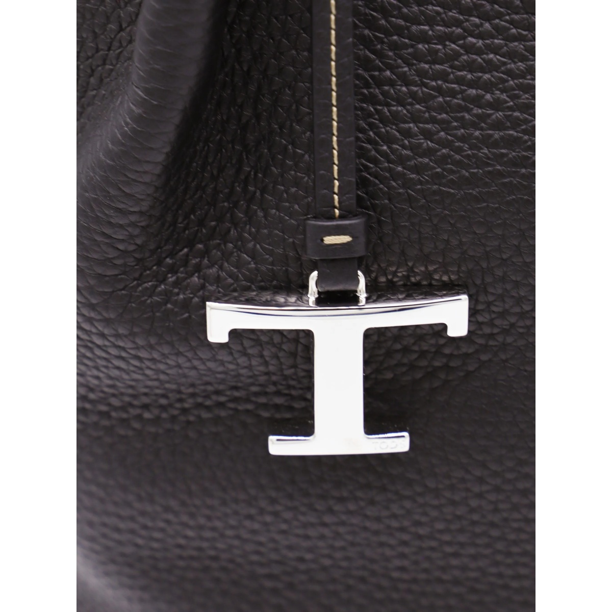 drawstring leather tote bag - Img 4