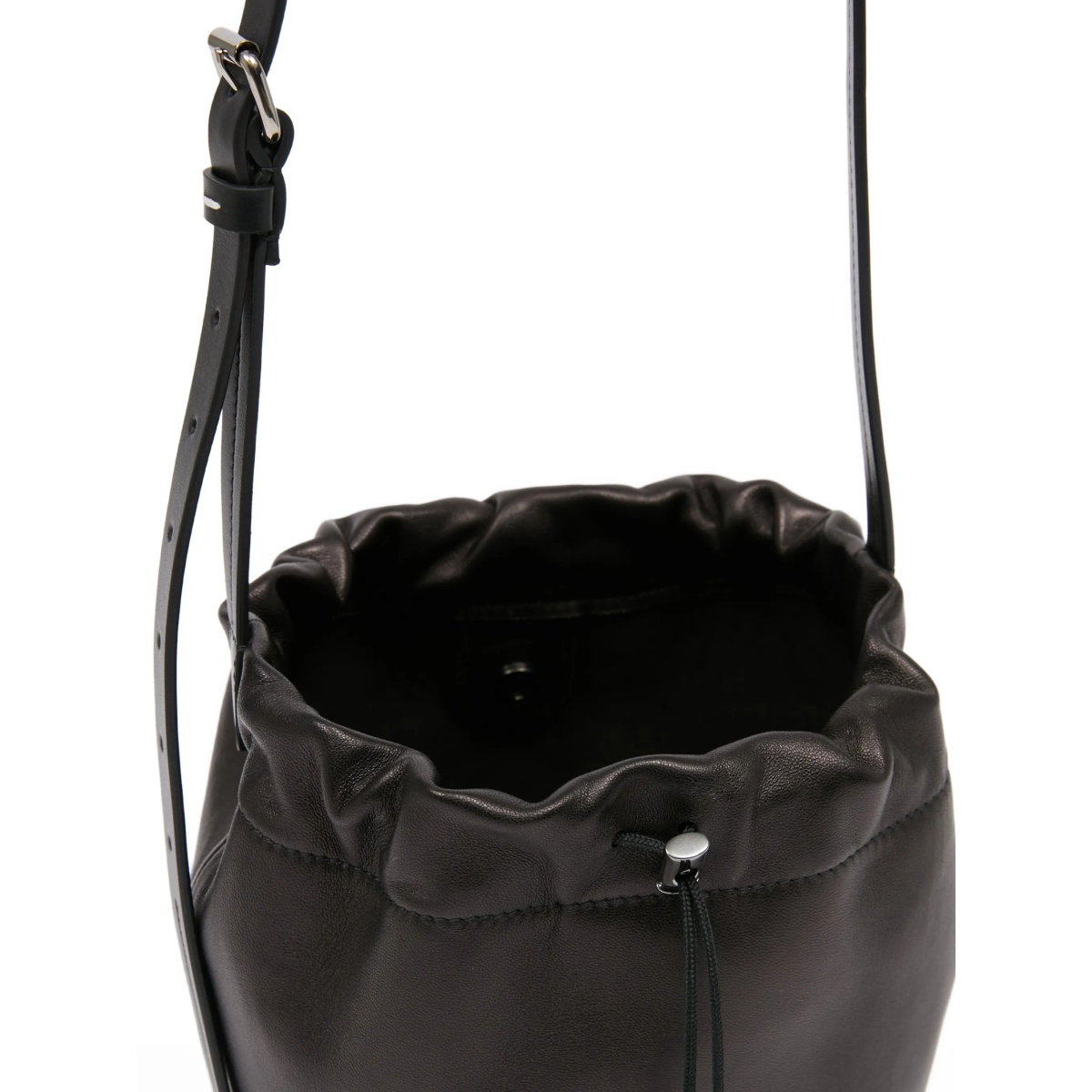 drawstring pouch bucket bag - Img 5