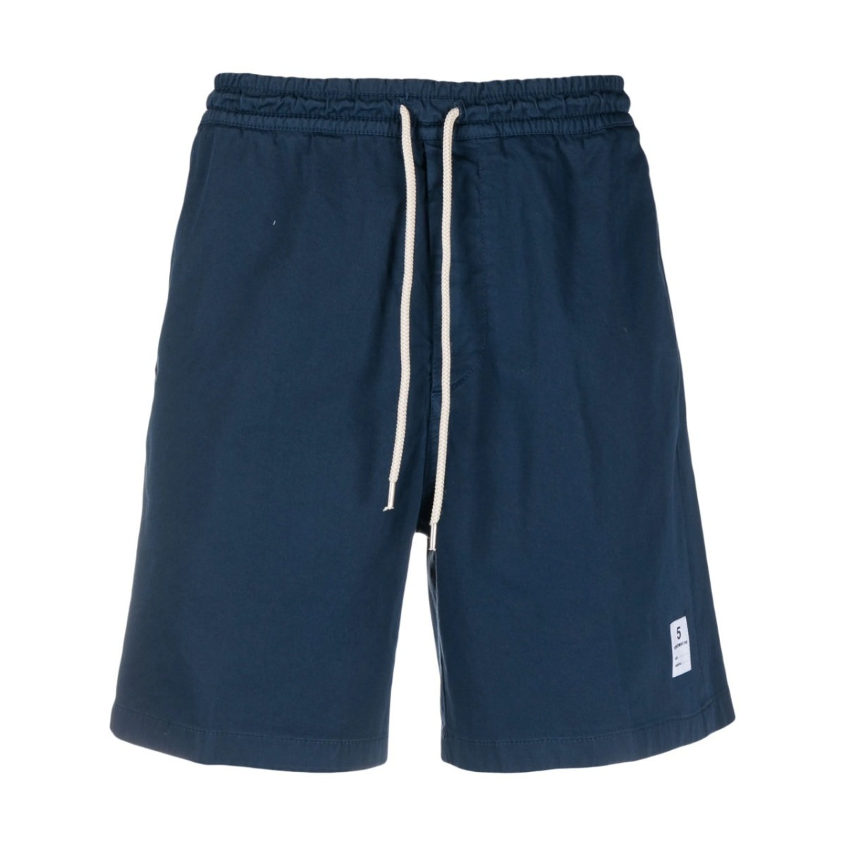 drawstring stretch-cotton shorts