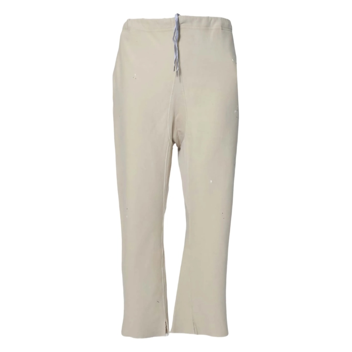 drawstring-waist cropped trousers