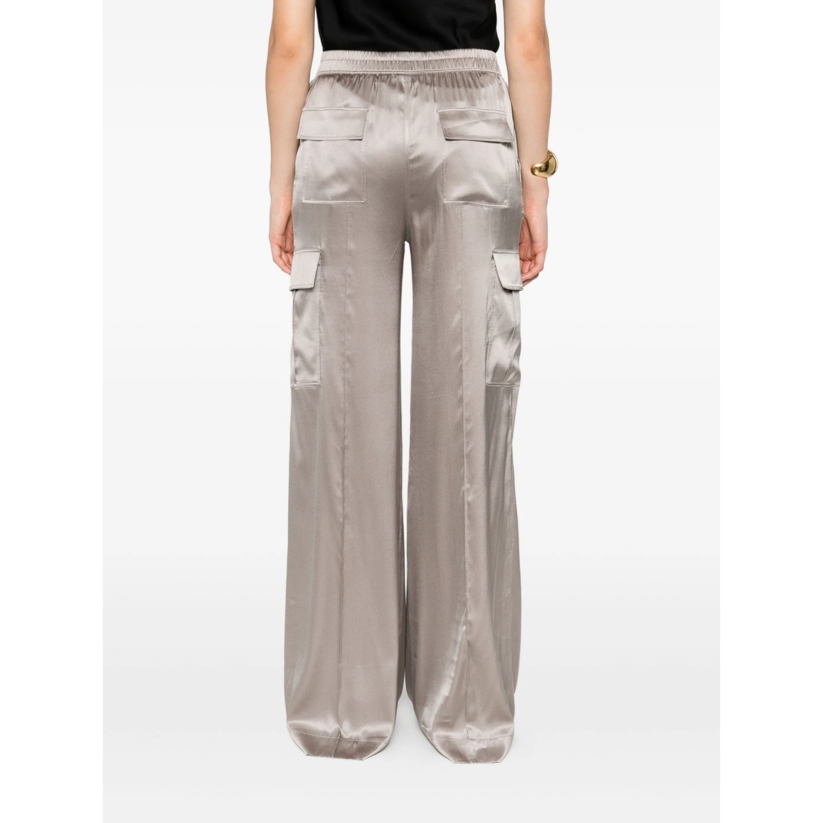 drawstring-waist trousers - Img 4