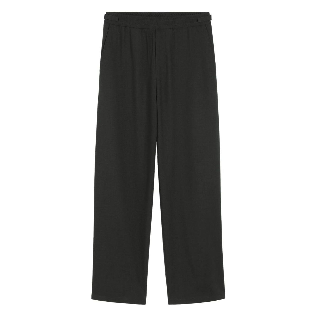 elasticated patch-pocket trousers