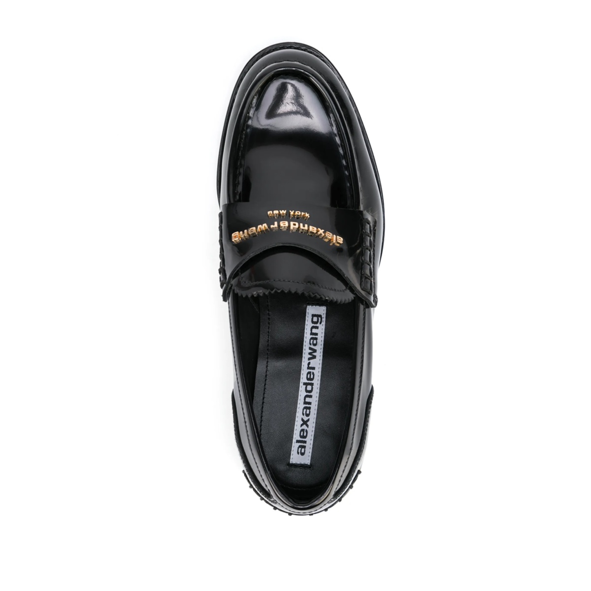 embossed-logo loafers - Img 4