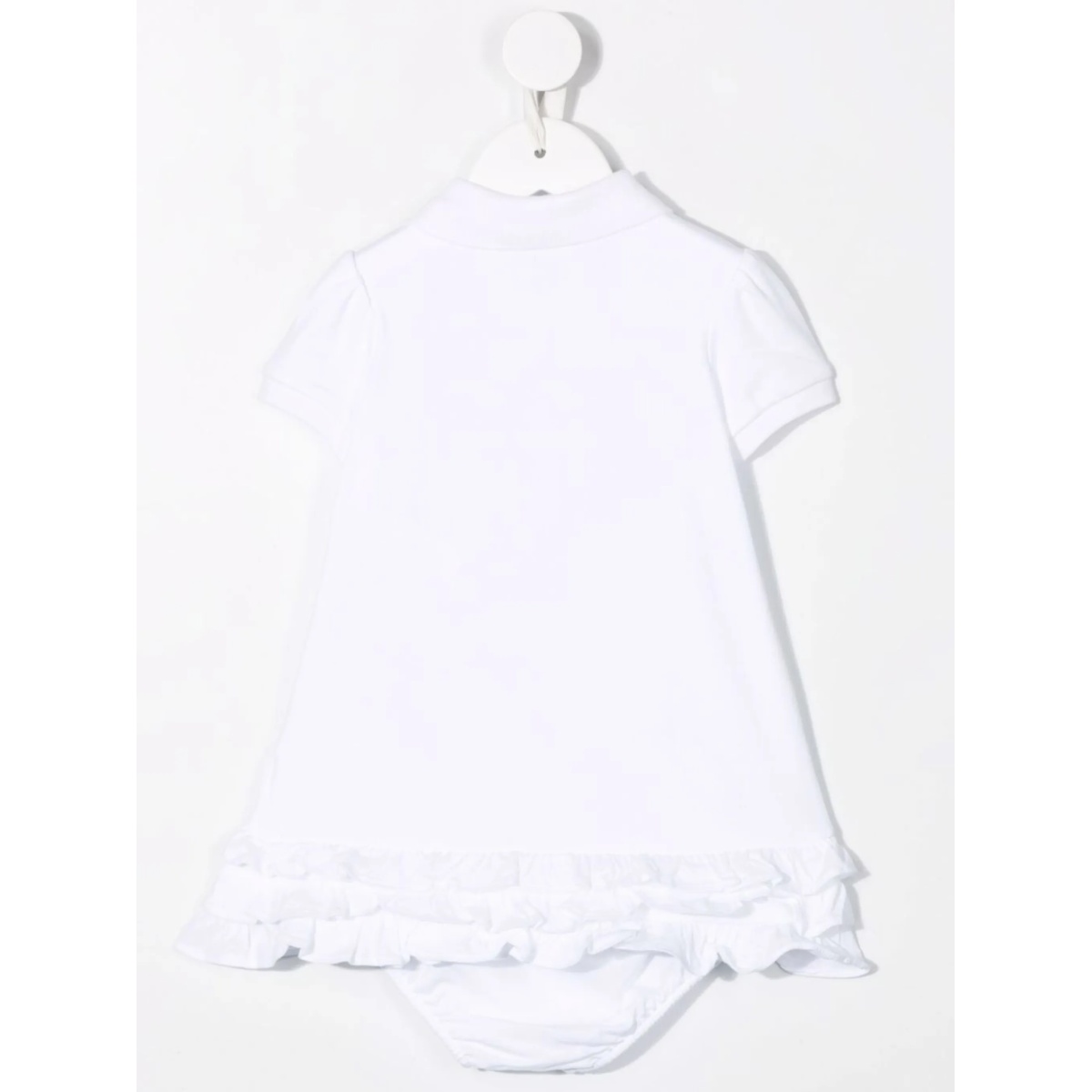 embroidered-logo cotton dress - Img 3