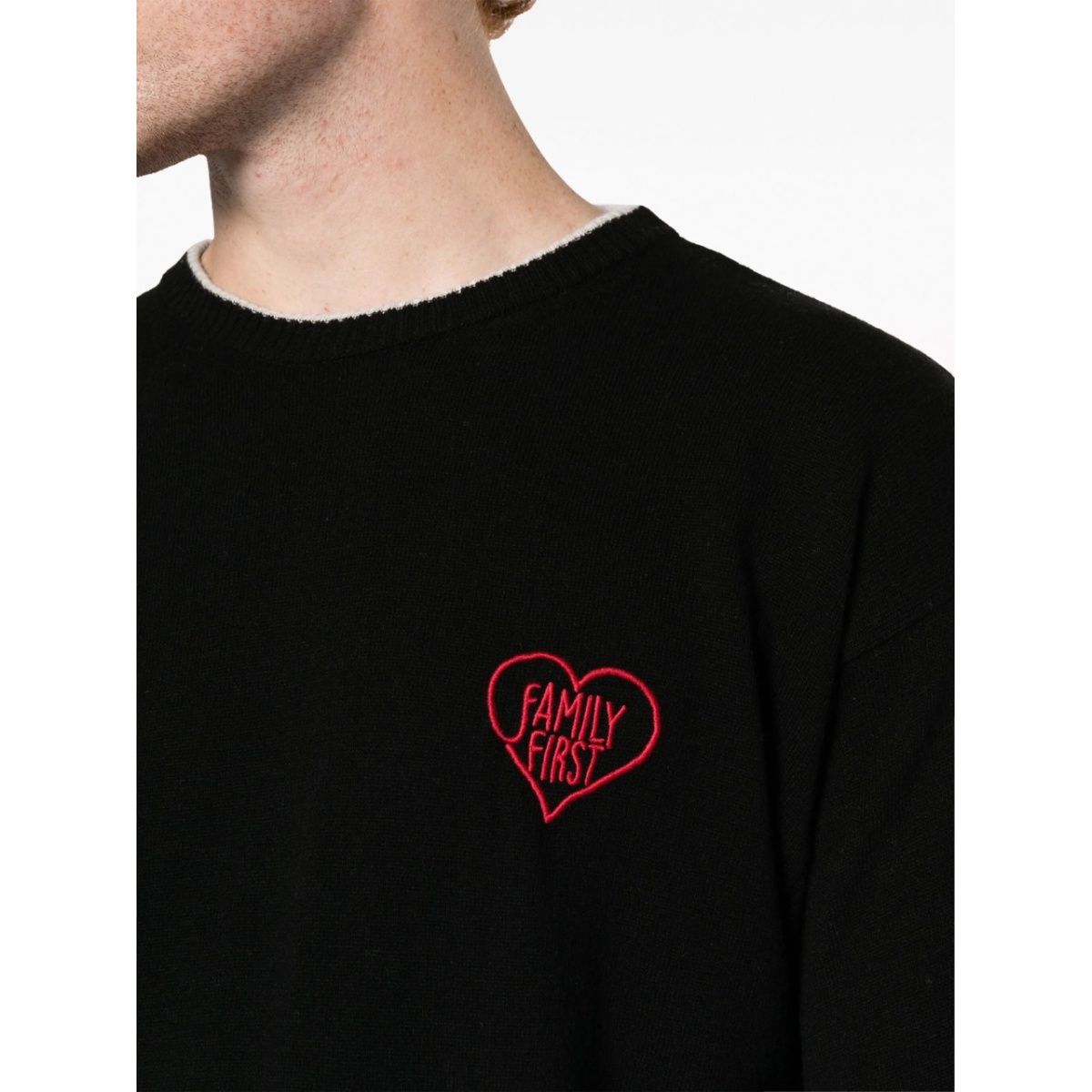embroidered-logo crew-neck jumper - Img 5