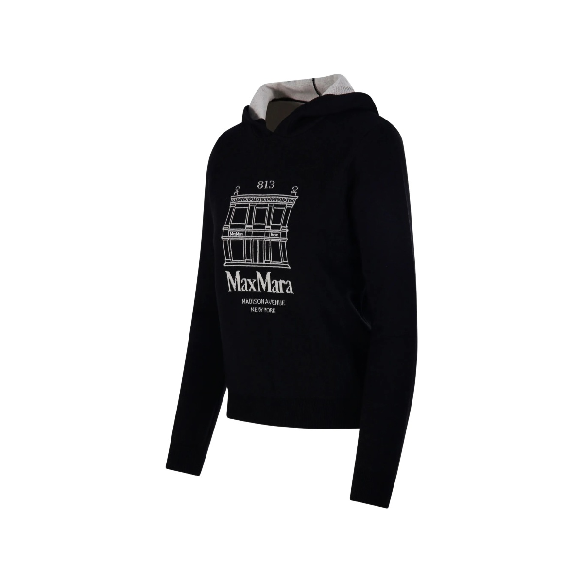 embroidered-logo hoodie - Img 3