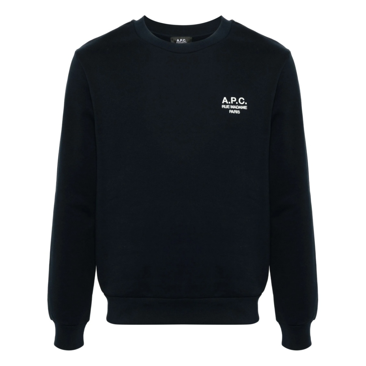 embroidered-logo sweatshirt