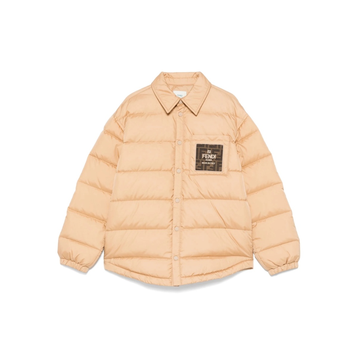 FF-motif puffer jacket