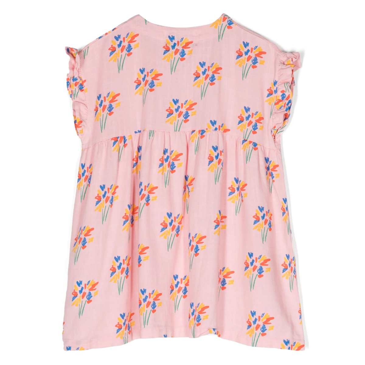 Fireworks-print ruffled-trim dress - Img 2