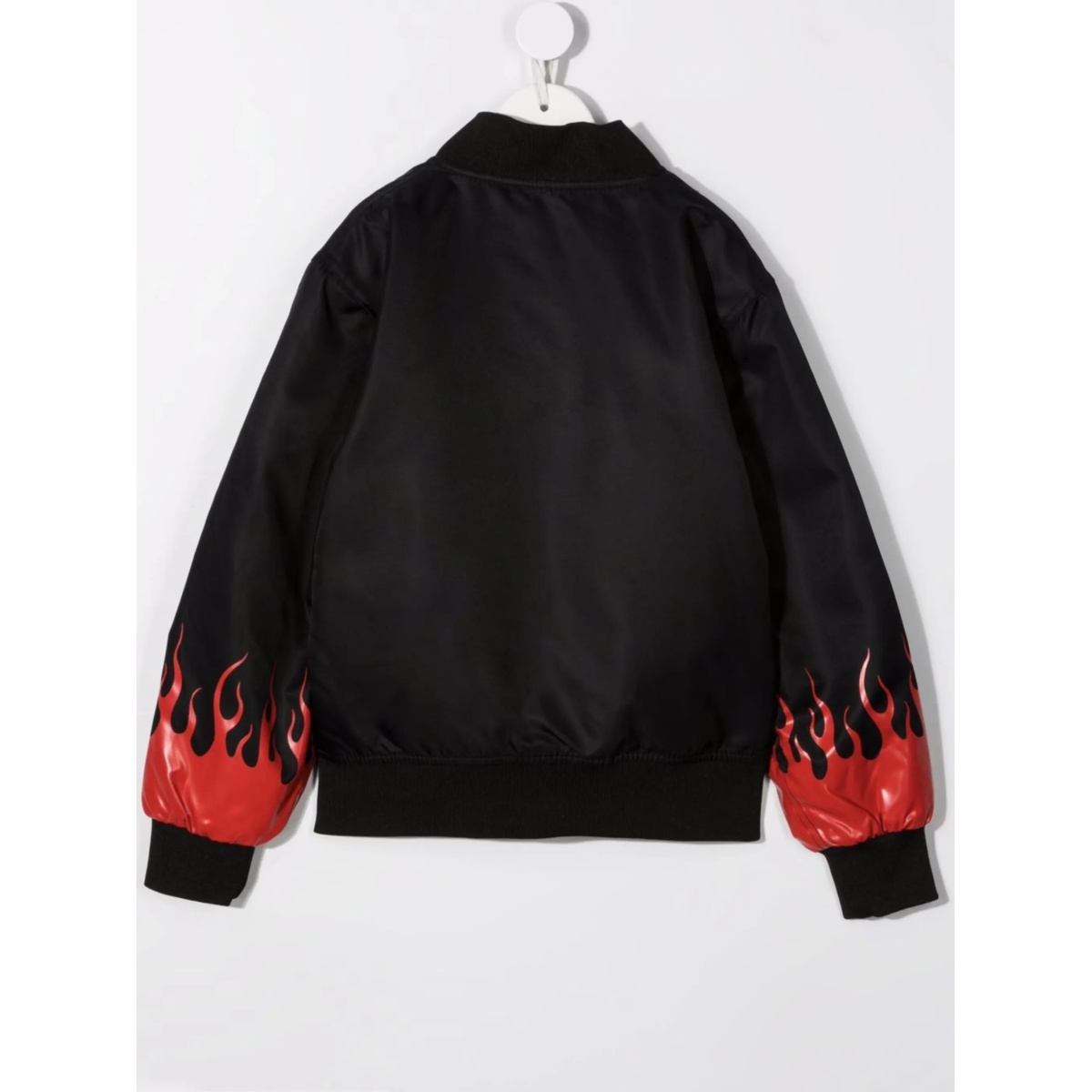 flame-print bomber jacket - Img 2