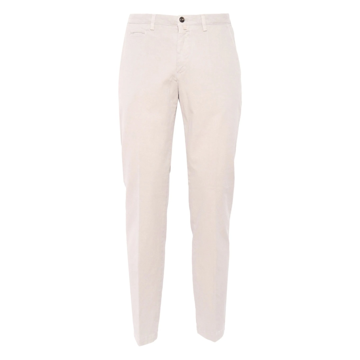 flat-front regular trousers
