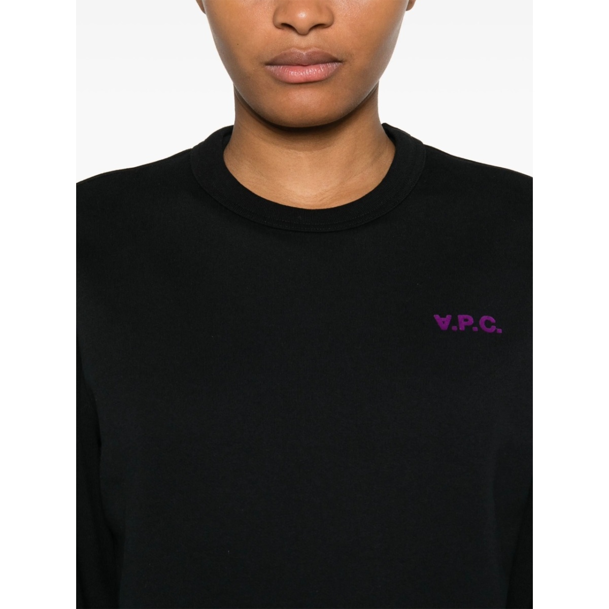 flocked-logo sweatshirt - Img 5