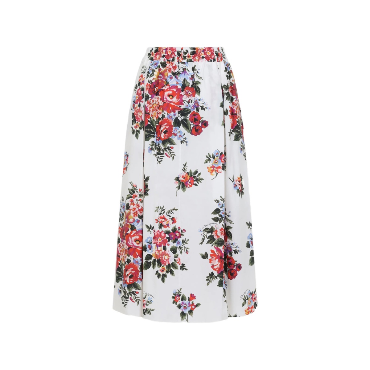 floral print midi skirt - Img 2