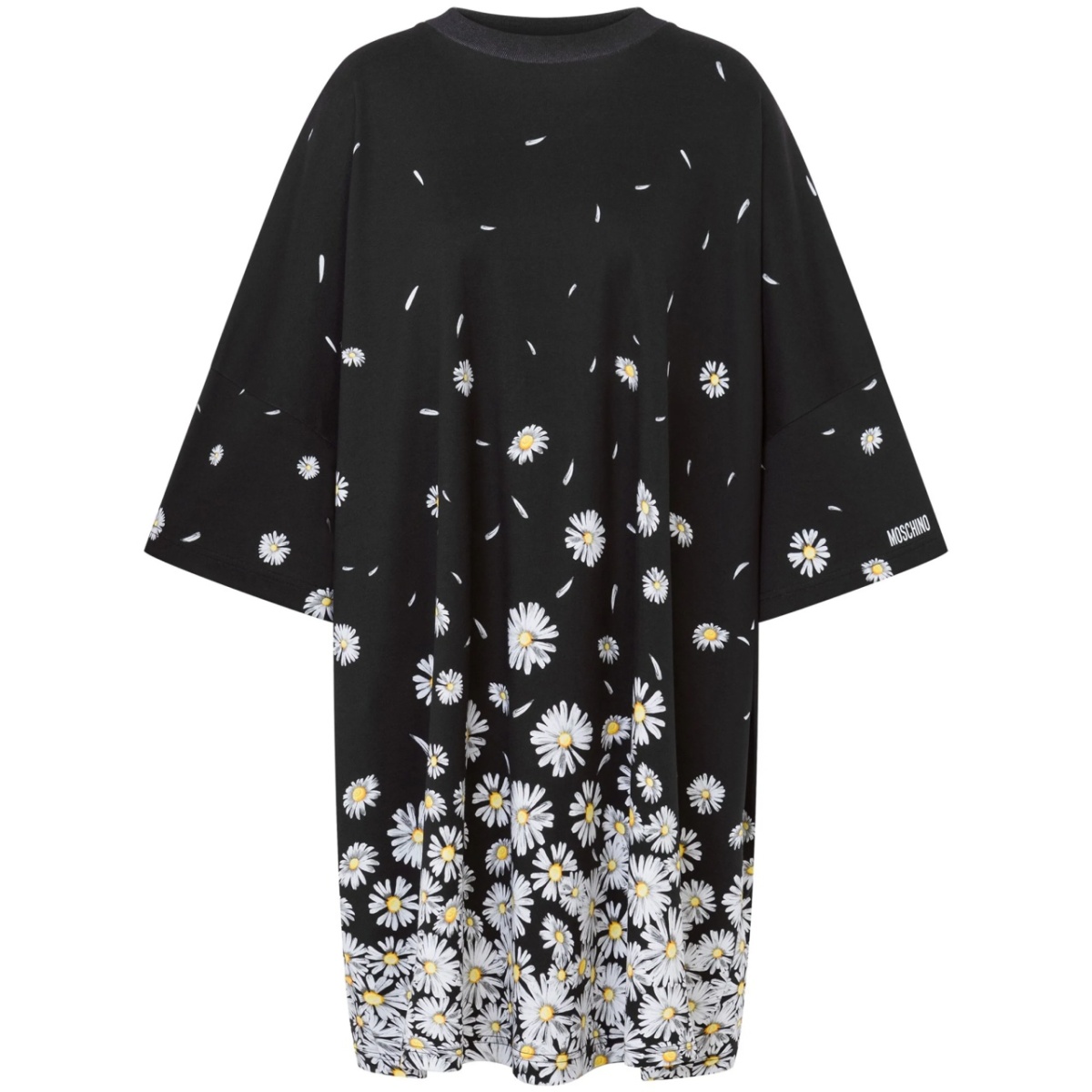 floral-print mini dress