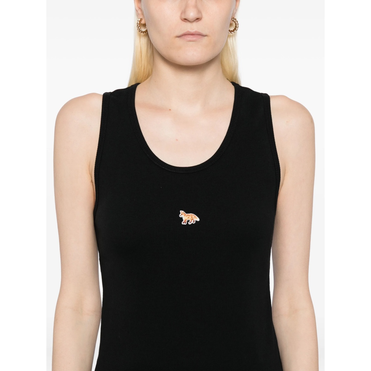 fox-embroidered tank top - Img 5