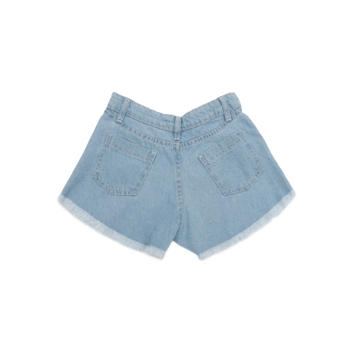 frayed-hem denim shorts - Img 2