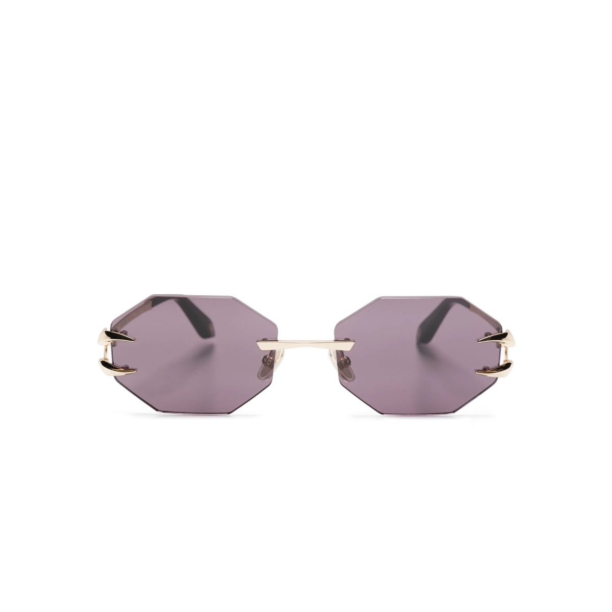 geometric-frame sunglasses