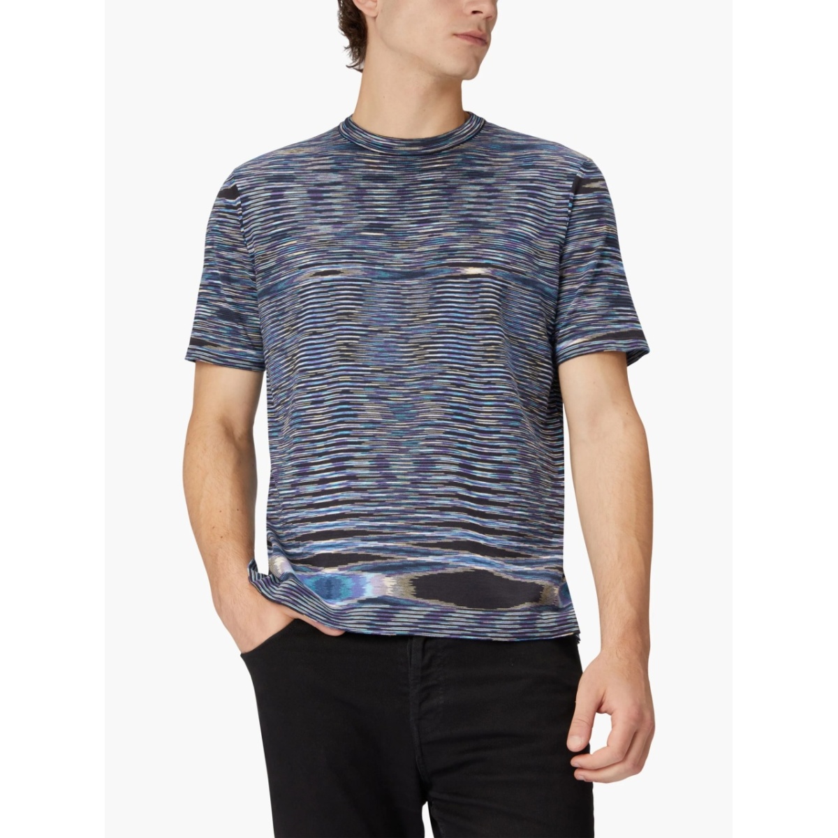 geometric-print cotton T-shirt - Img 4