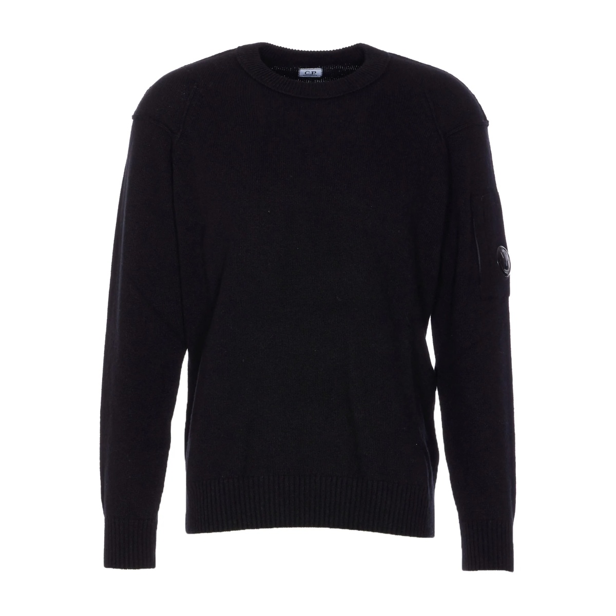 goggle-logo crewneck sweater