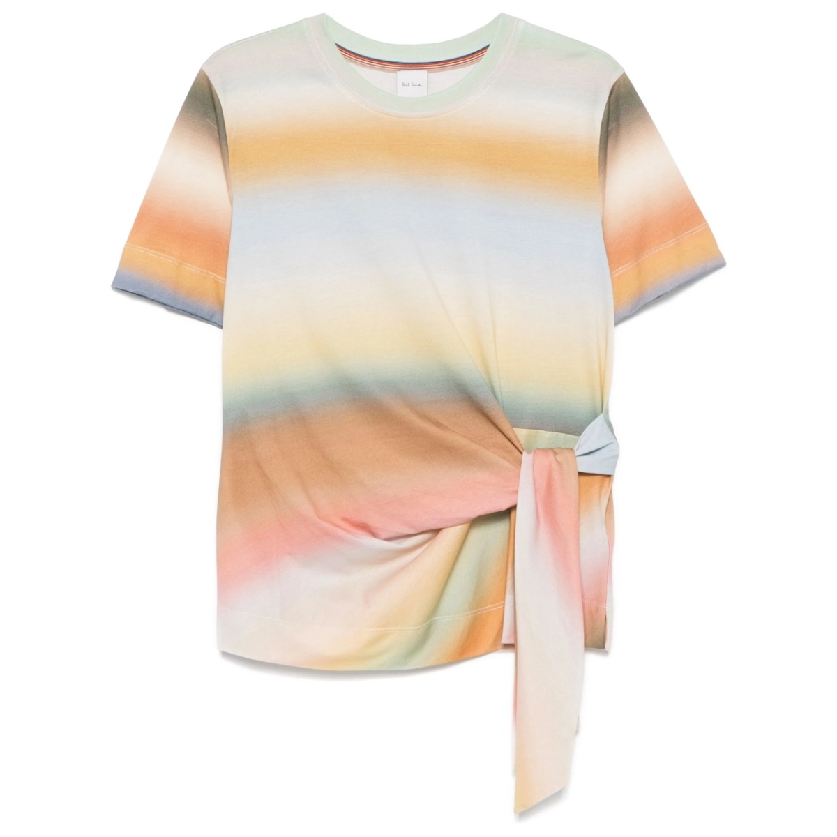 gradient-print T-shirt