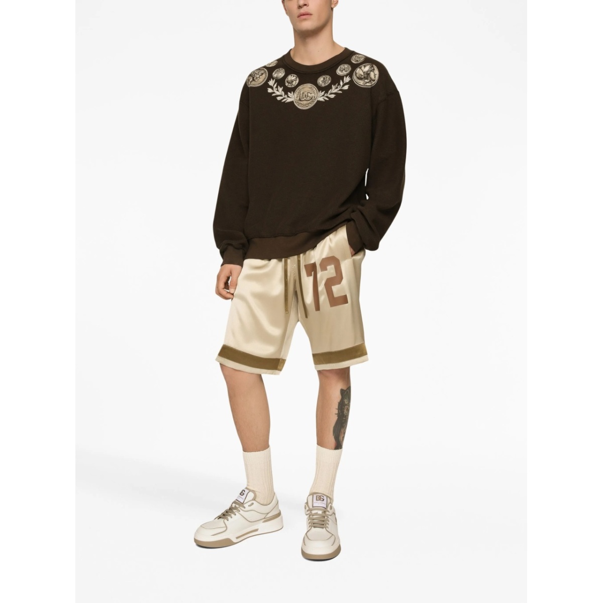 graphic-print cotton sweatshirt - Img 2