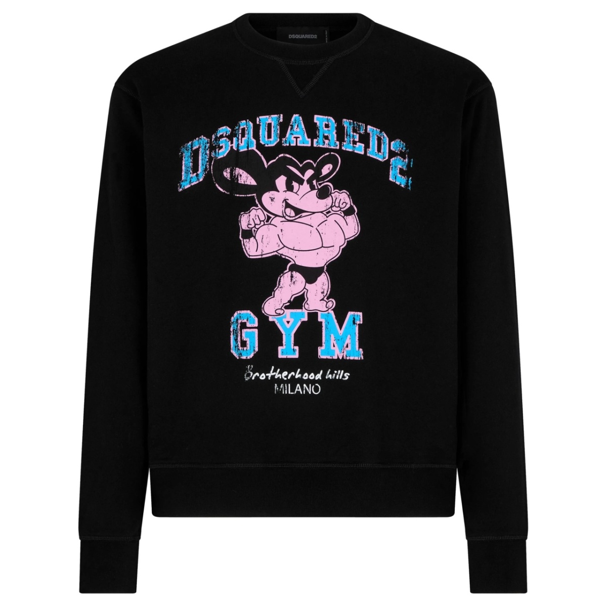graphic-print cotton sweatshirt