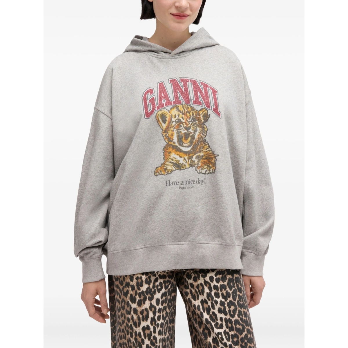 graphic-print hoodie - Img 3