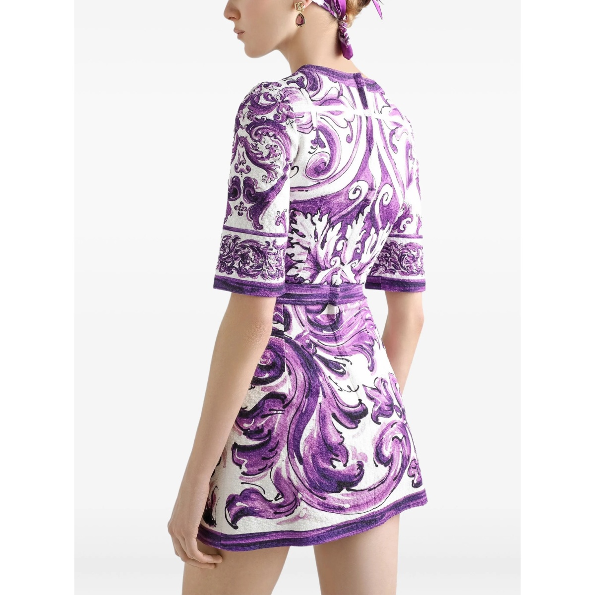 graphic-print mini dress - Img 4