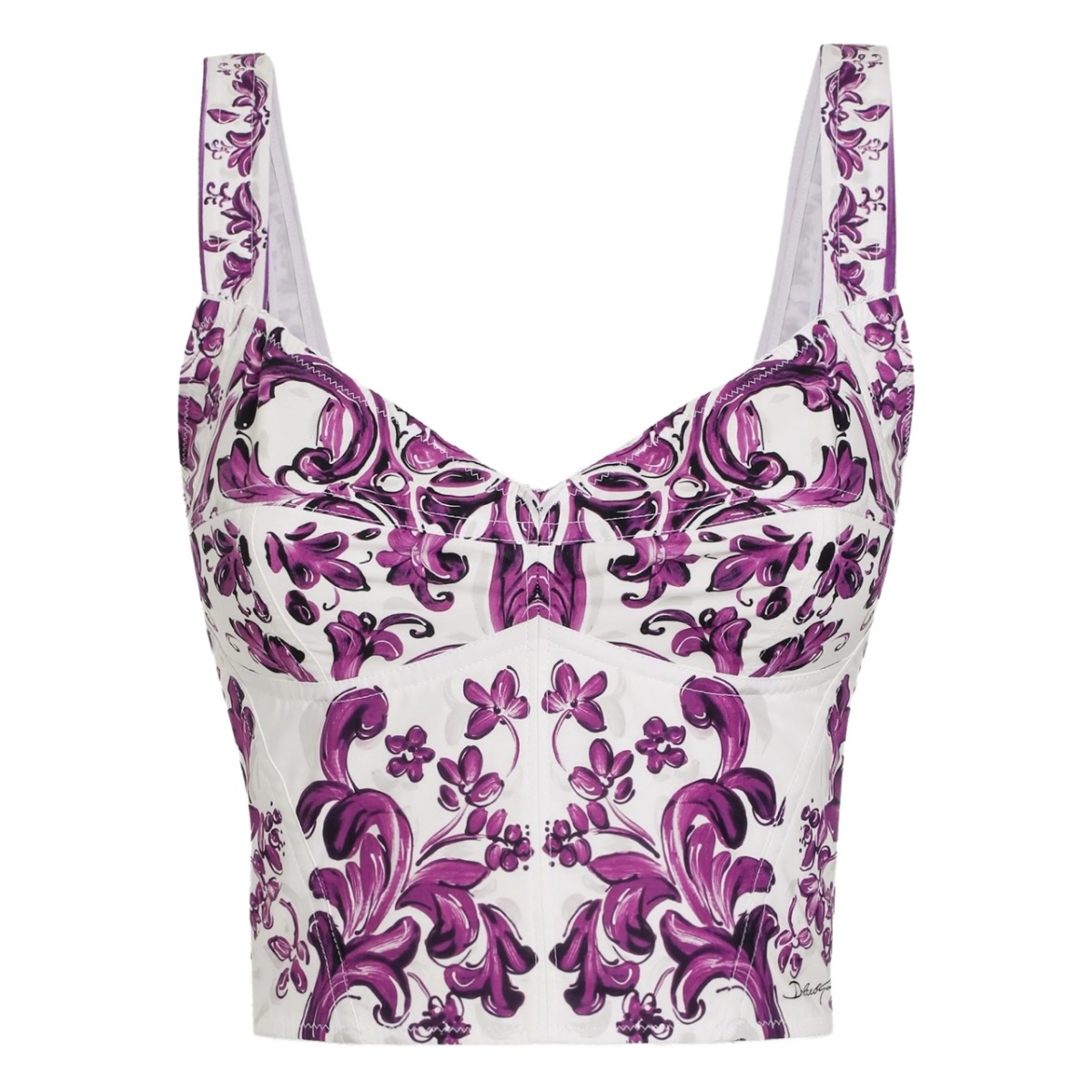 graphic-print top