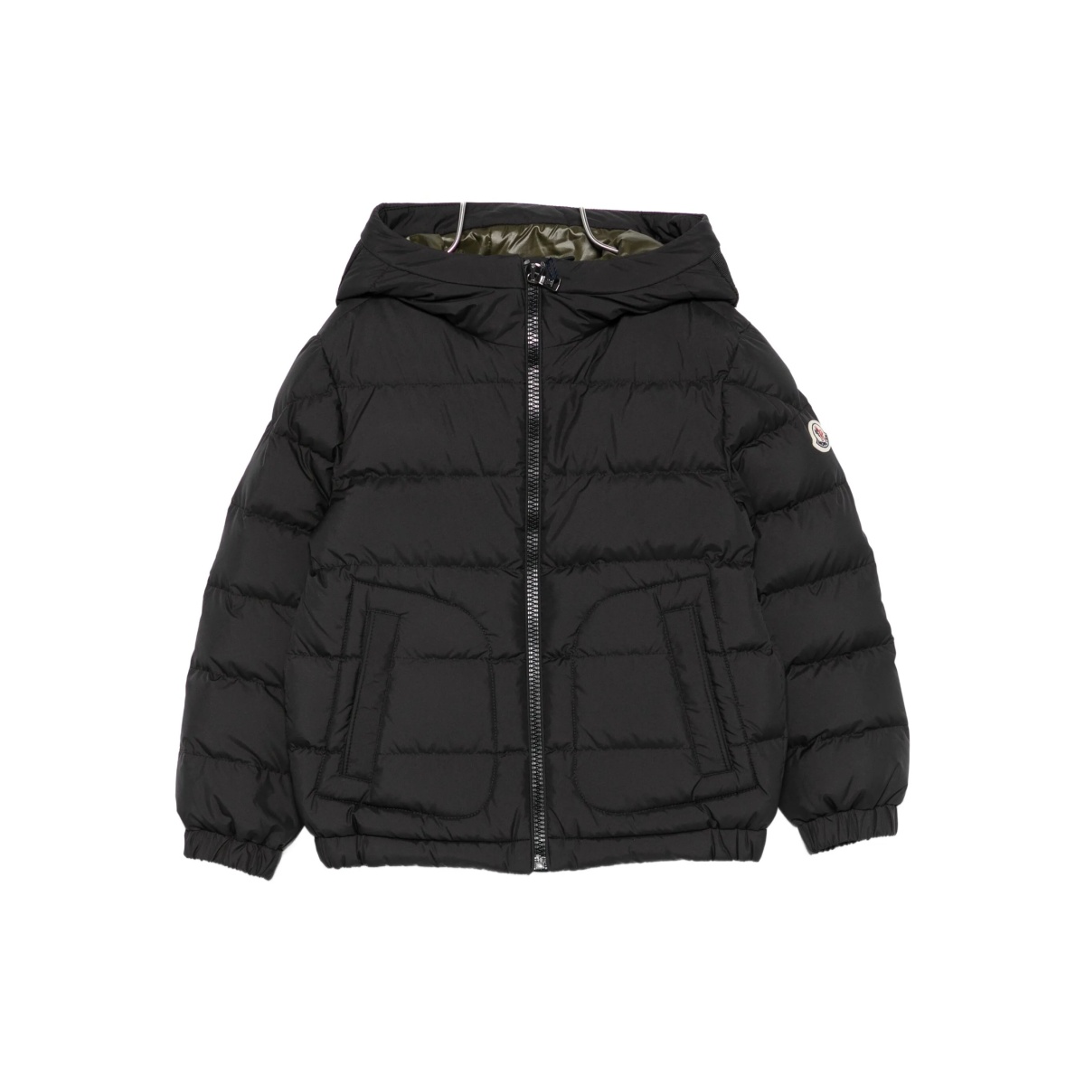 Grecois hooded quilted jacket