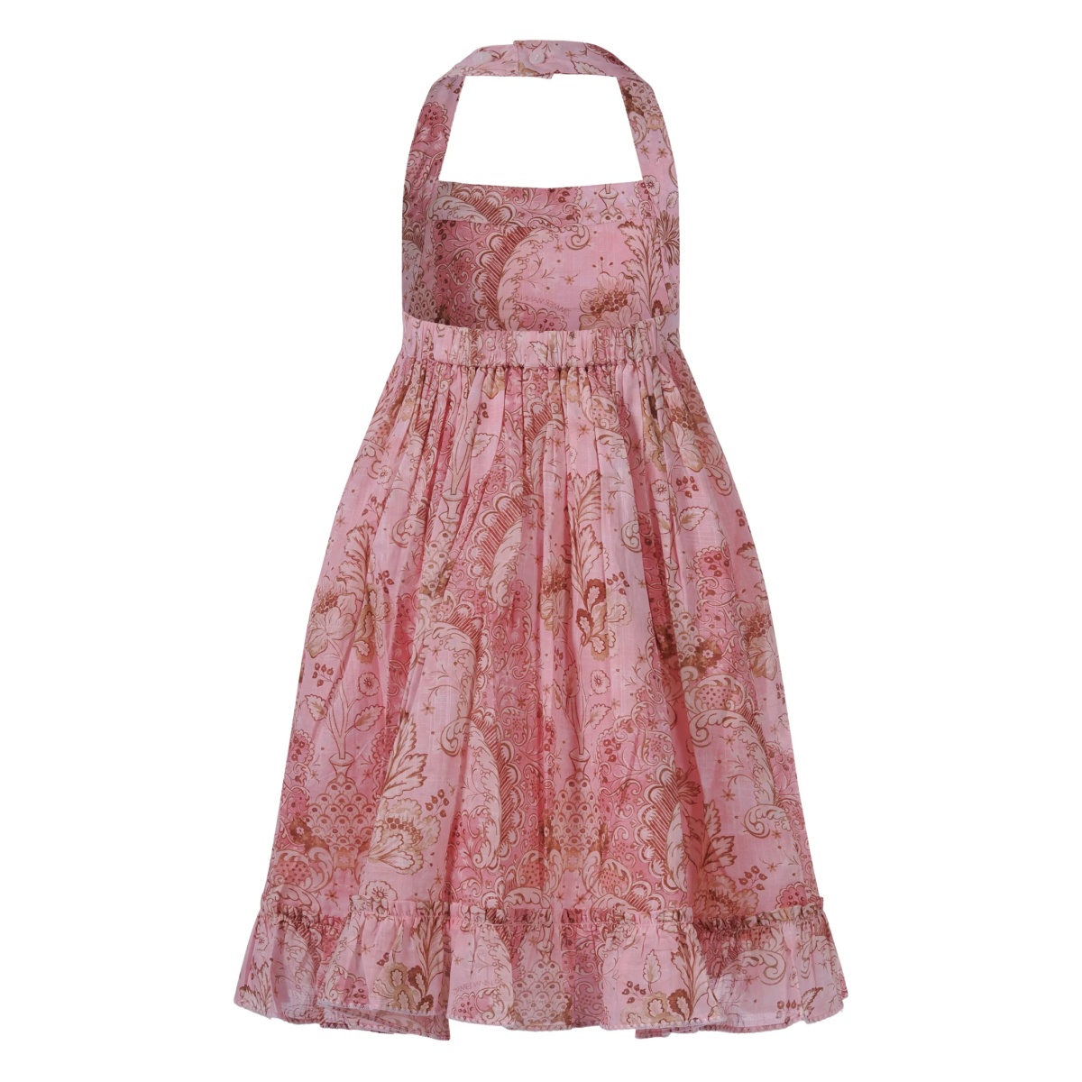 halterneck ruffled dress - Img 2