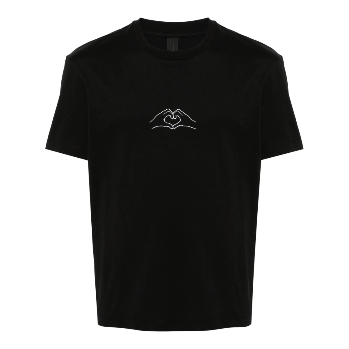heart-shape print T-shirt