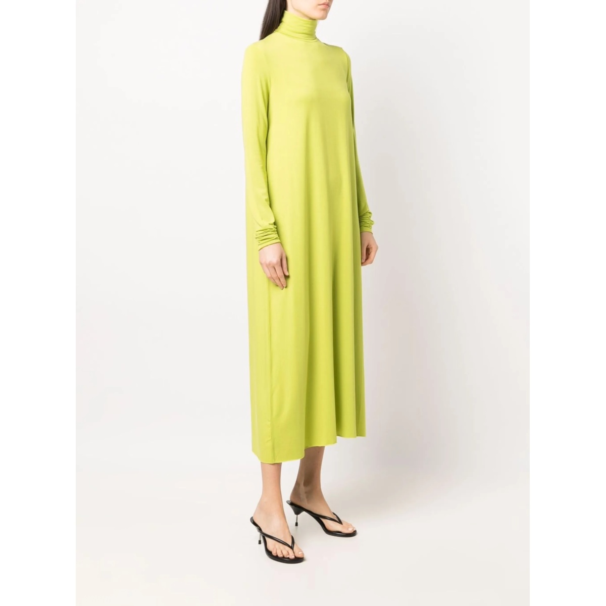 high-neck midi dress - Img 3