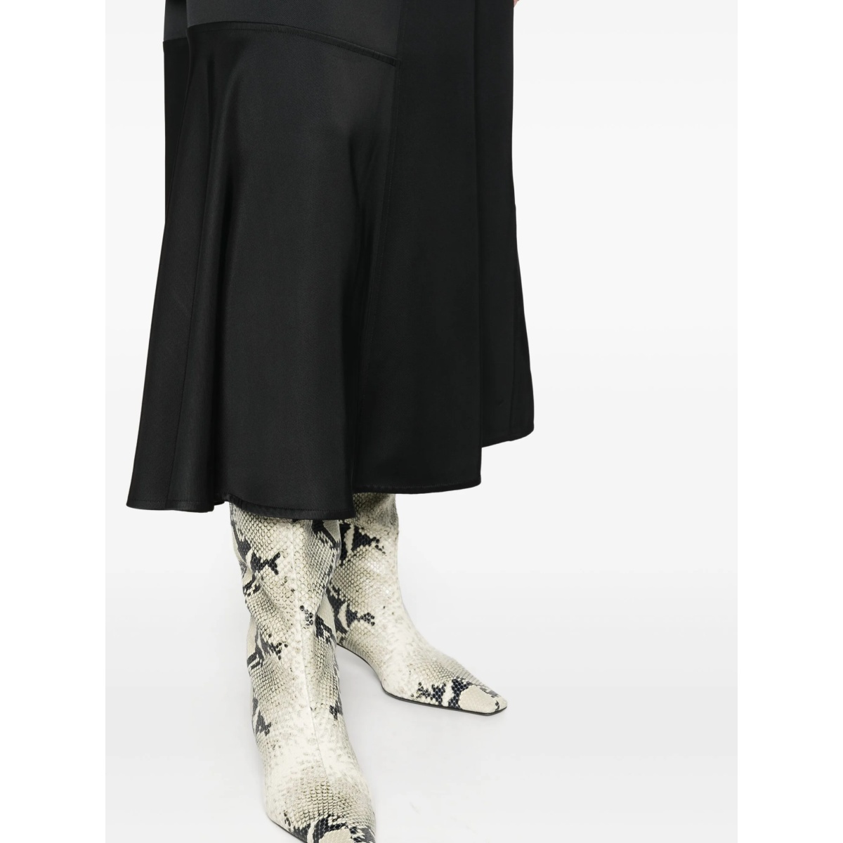 high-waisted A-line midi skirt - Img 5